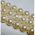 loose ivory glass pearl beads